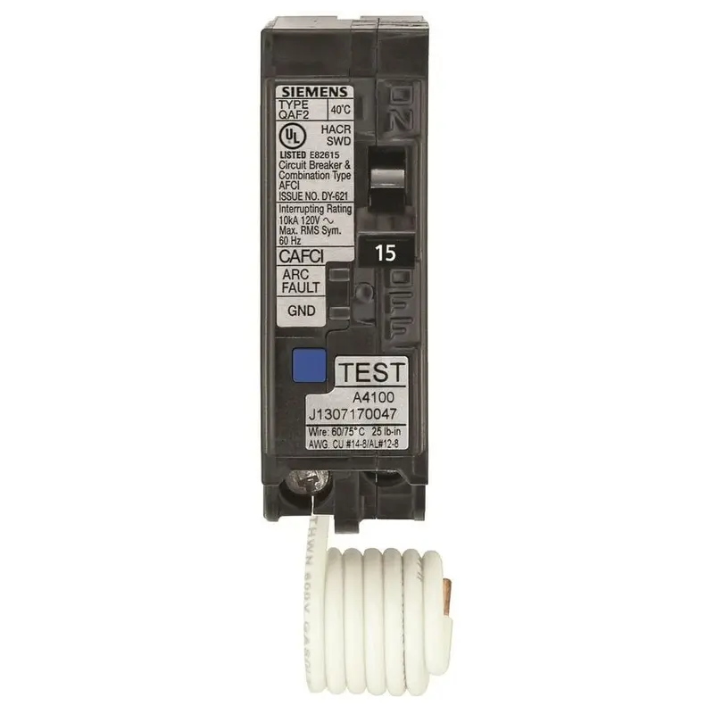 15 Amp 1 in. Single-Pole Combination AFCI Circuit BreakerCAFCI / 0.4 / 20