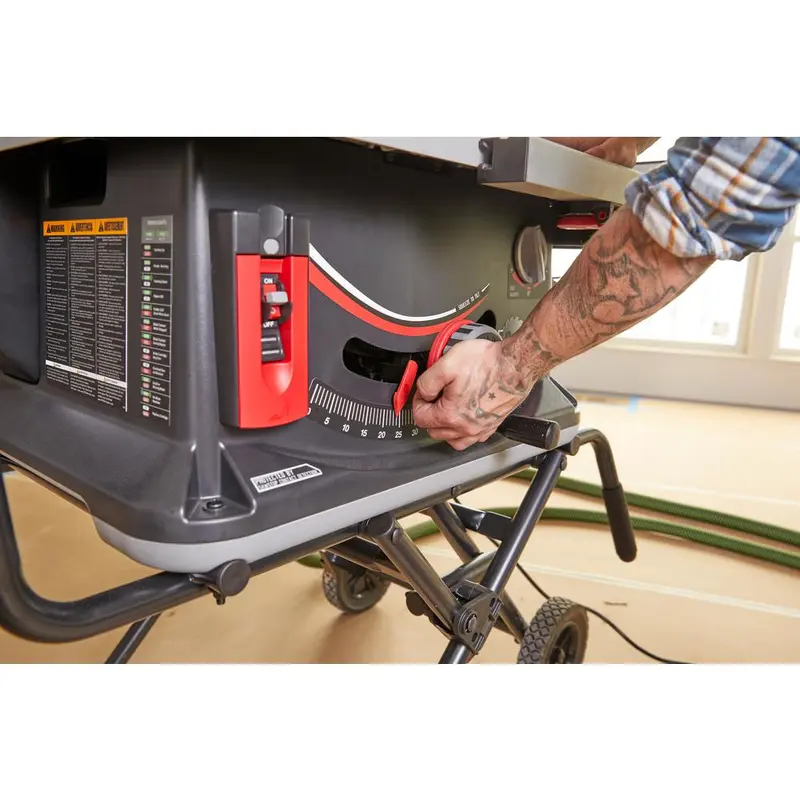 15 Amp 120-Volt 60 Hz Jobsite Saw Pro with Mobile Cart Assembly