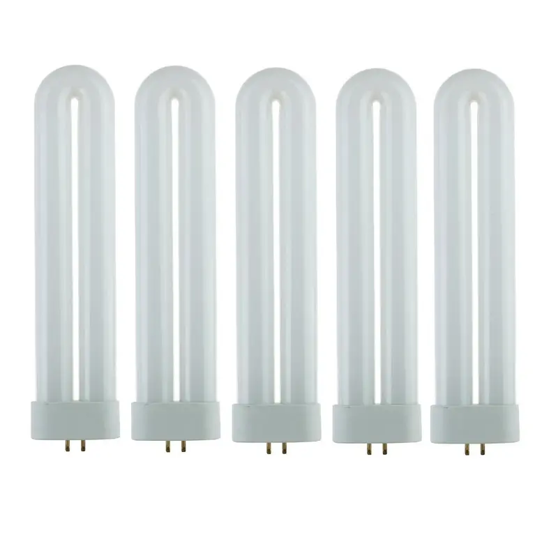 15-Watt T6 U-Bent Ful Twin Tube Plugin CFL Light Bulb Black Light (5-Pack).5 / each