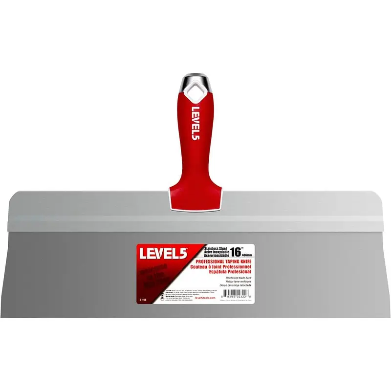 16 in. Stainless Steel Big Back Taping Knife with Soft Grip Handle1.9 / each