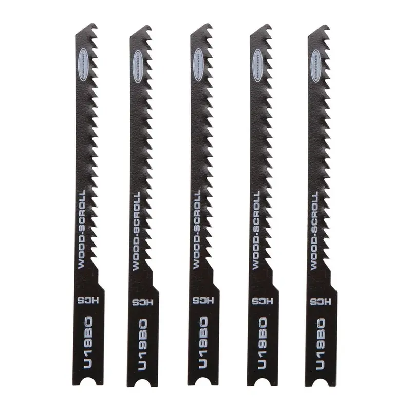 2-3/4 in. 12 TPI U-shank Wood Jigsaw Blades, 5 Pk.