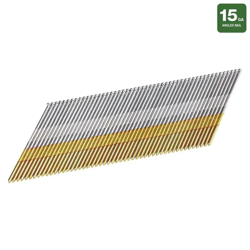2 in. 15 GA Galvanized Finish Nails, 1,000 Pc.