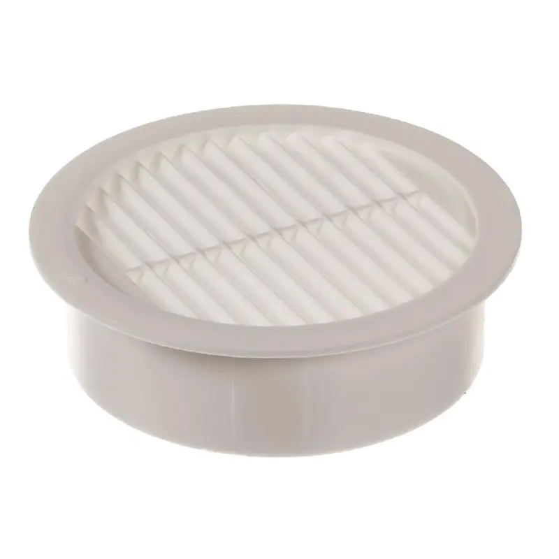 2 in. Resin Circular Mini Wall Louver Soffit Vent in White (6-Pack).05 / each