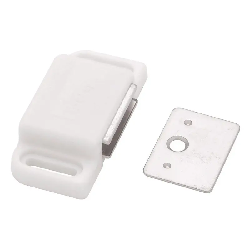 2 in. White Heavy Duty Magnetic Door Catch with StrikeWhite / 0.05 / 1