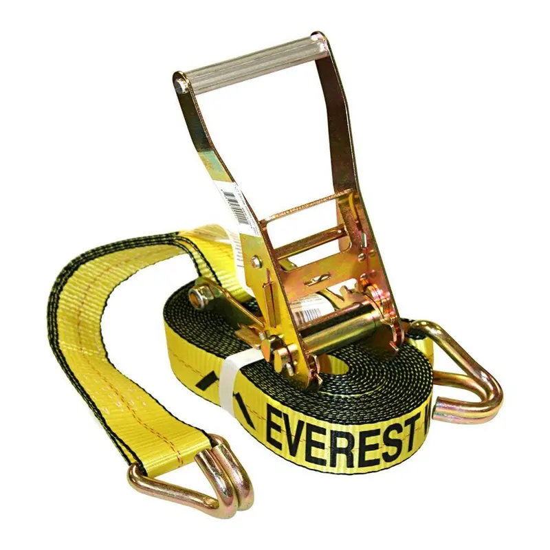 2 in. x 27 ft. Heavy-Duty Ratchet Tie-Down Trailer Strap (10,000 lbs.)