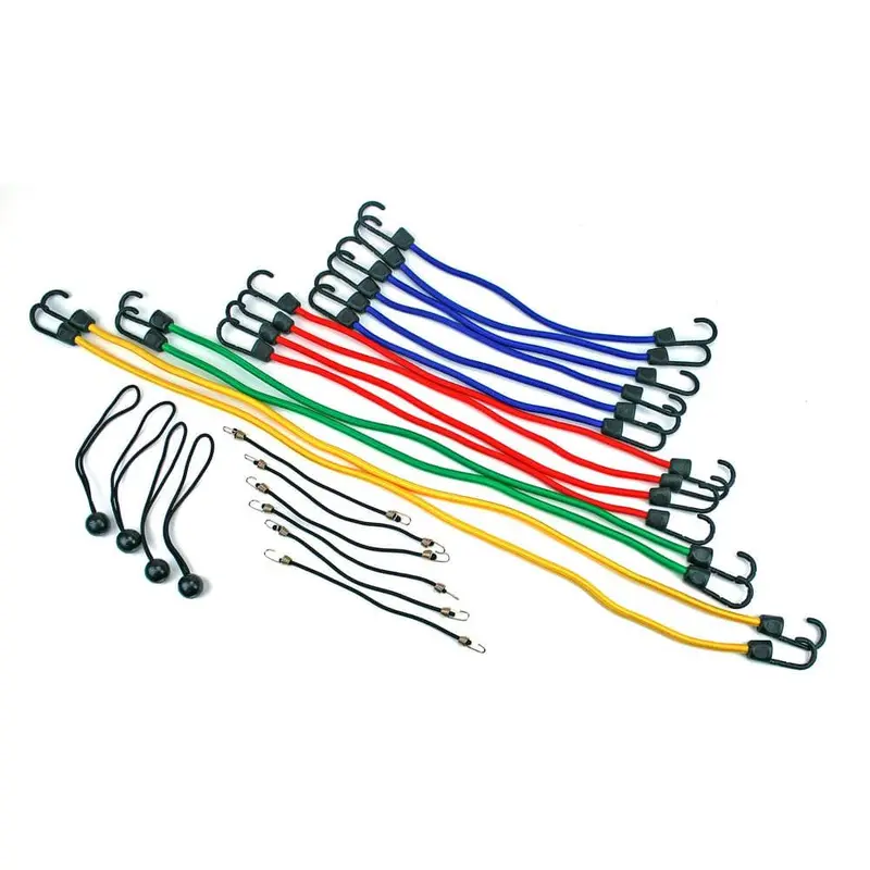 24-Piece Bungee Cord Assortment