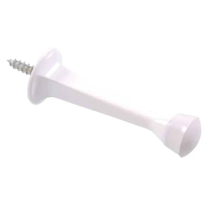 3 in. White Square Rigid Door Stop (5-Pack)0.85 / each