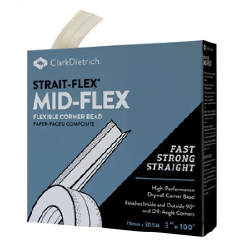 3 in. x 100 ft. Mid-Flex Flexible Paper Corner Bead (Case of 10)3.8 / each