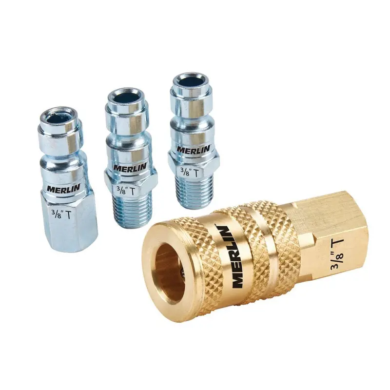 3/8 In. Automotive Coupler and Plug Kit, 4 Pc.