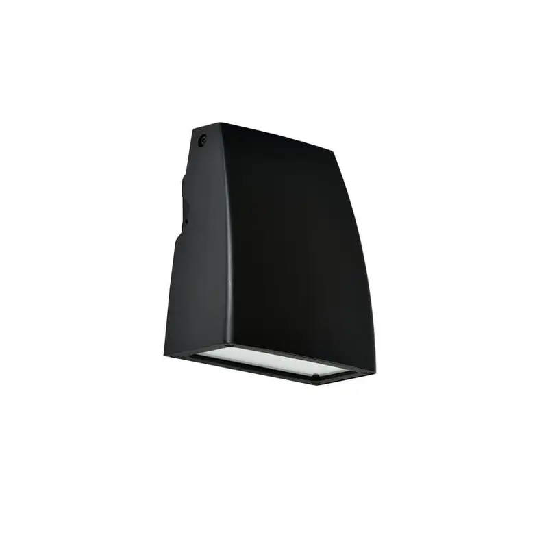 33-Watt Black Outdoor Integrated LED Adjustable Wall Pack Light