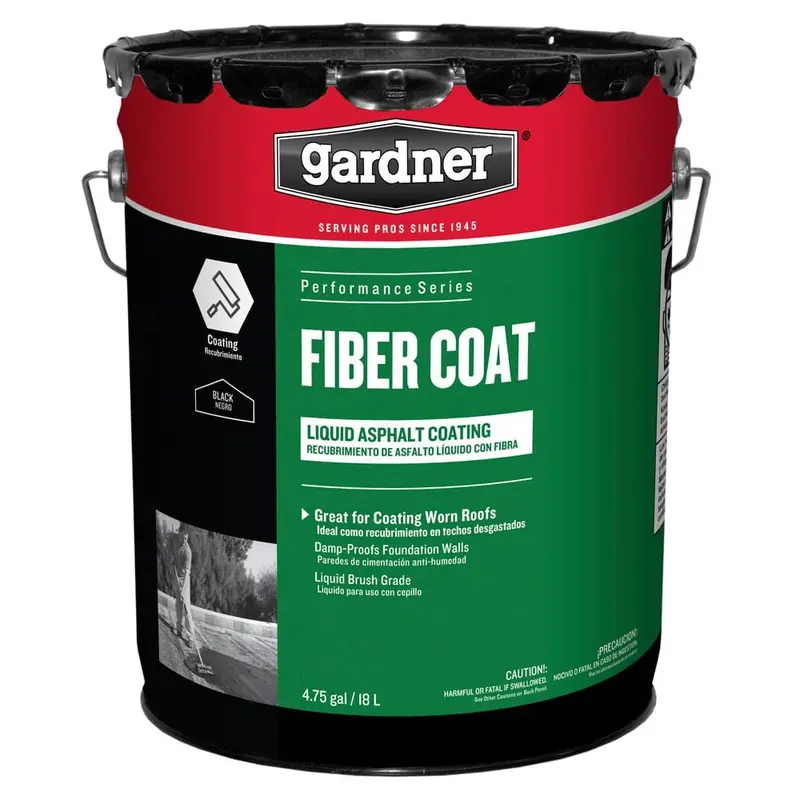 4.75 Gal. Fiber Coat Liquid Asphalt Roof Coating (18 Pallet)808 / pallet(unit load)