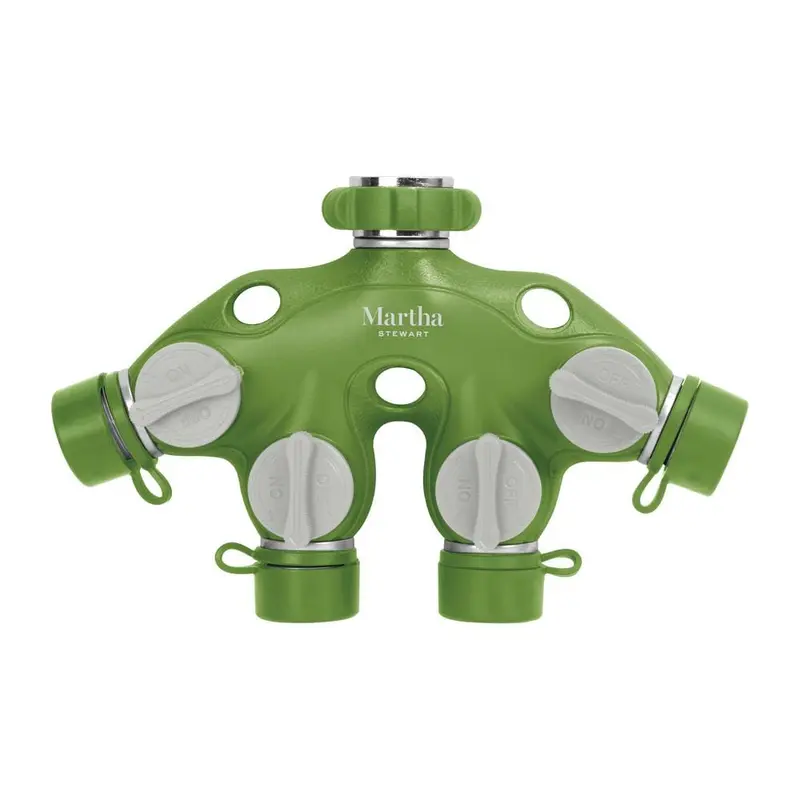 4-Way Heavy-Duty Metal Garden Hose Tap Adapter Faucet Splitter1 / each
