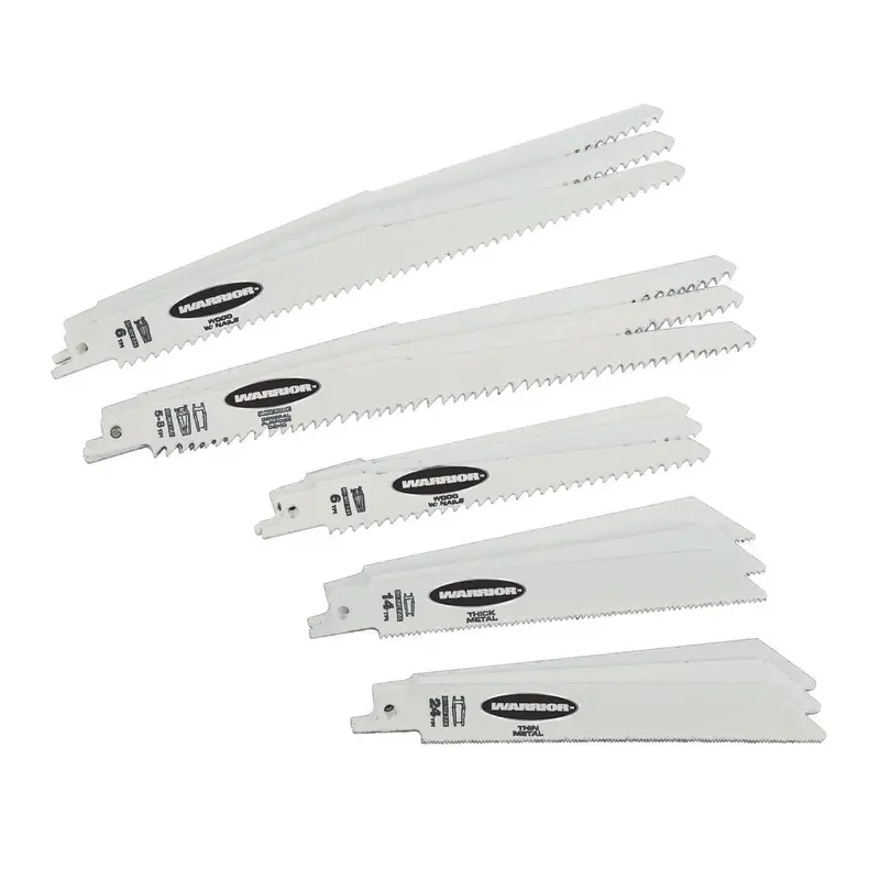 6 in., 9 in. General Purpose Bi-Metal Reciprocating Saw Blade, 15 Pk.