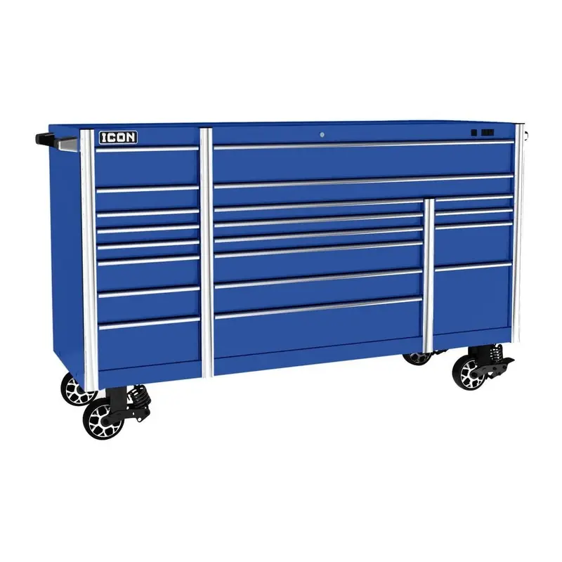 73 in.  x 25 in. Professional Roller Cabinet - Blue