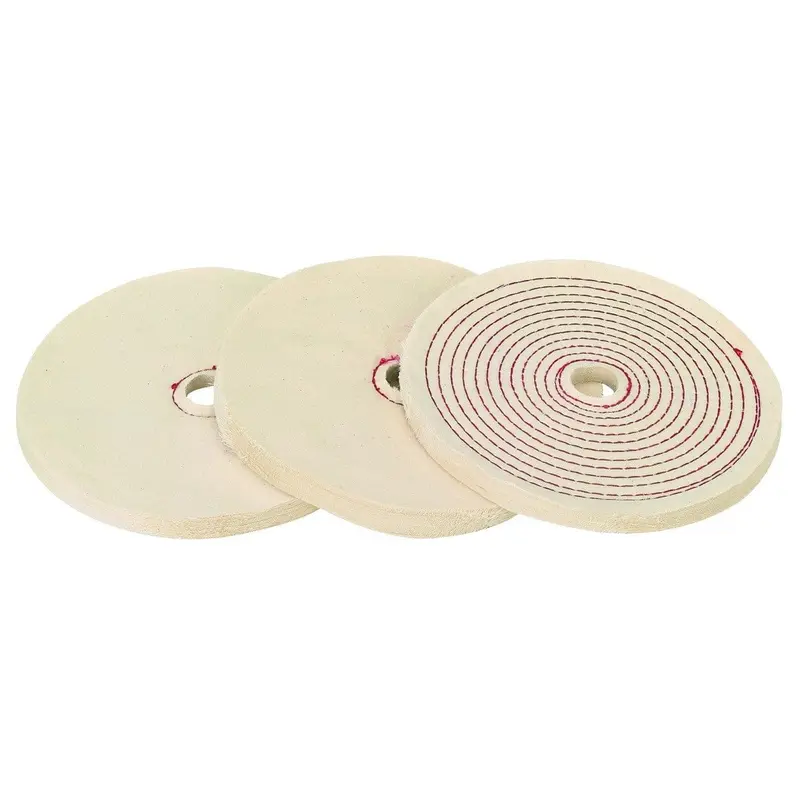 8 in. Buffing Wheel, 3 Pc.