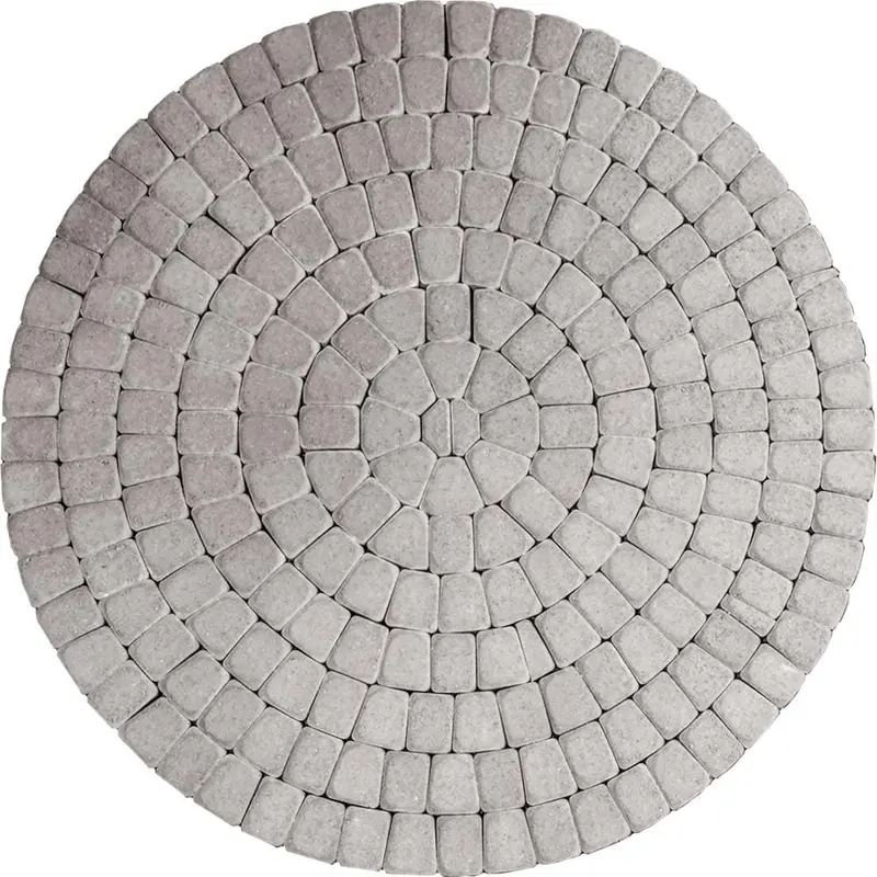 83.52 in. x 83.52 in. x 2.375 in. Cascade Blend Concrete Old Dominion Paver Circle Kit