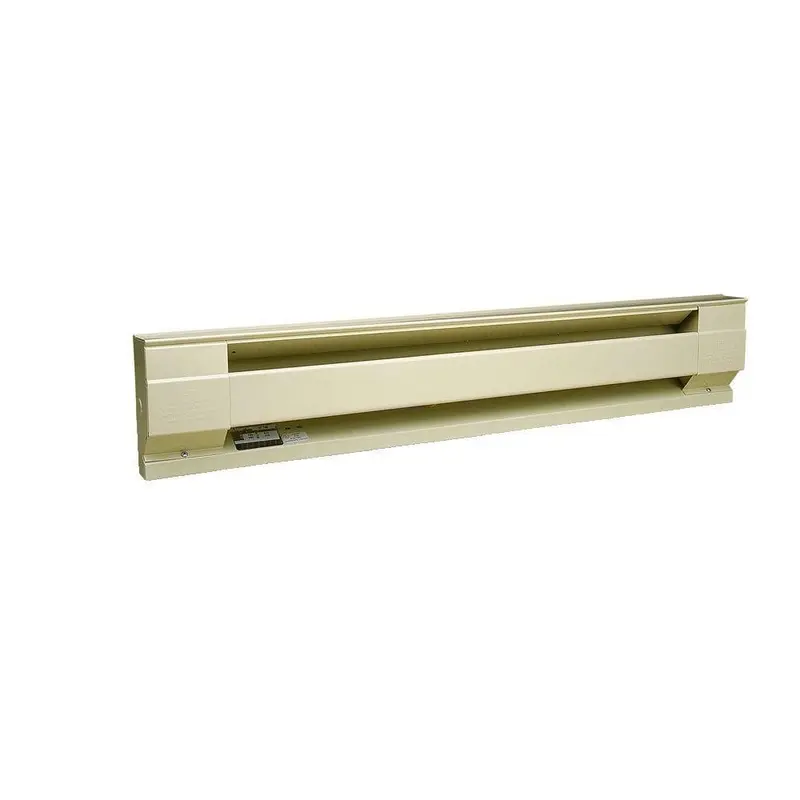 96 in. 2,500-Watt 240/208-Volt Electric Baseboard Heater in Almond18 / each