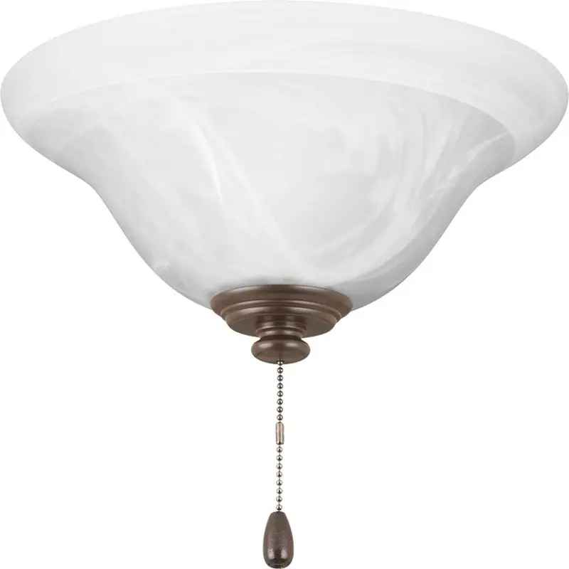 AirPro Collection 1-Light Antique Bronze Ceiling Fan Light Kiteach
