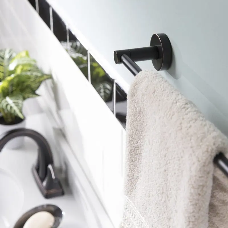 allen   roth 3-Piece Salem Oil Rubbed Bronze Decorative Bathroom Hardware Set