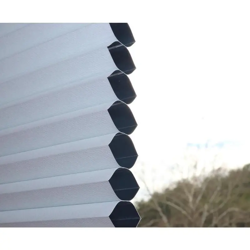 allen   roth 71-in x 72-in White Blackout Cordless Cellular Shade