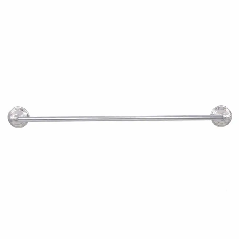 allen   roth Jordon 24-in Brushed Nickel Wall Mount Single Towel Bar