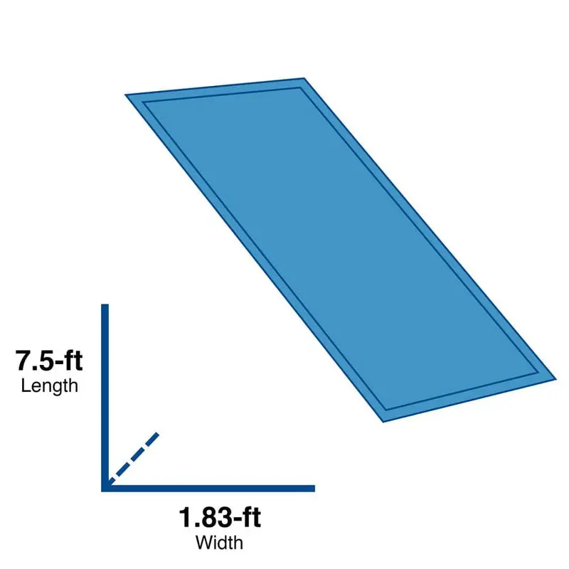 allen   roth Echolyn 2 x 8 Charcoal Indoor Solid Industrial Runner