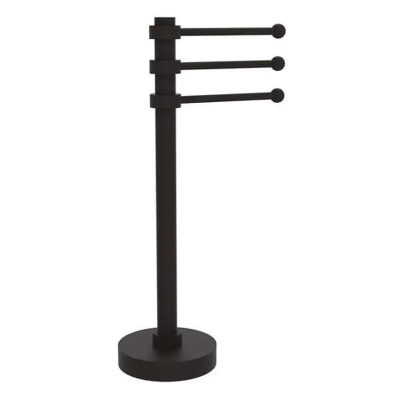 Allied Brass Oil-Rubbed Bronze Freestanding Towel Rack