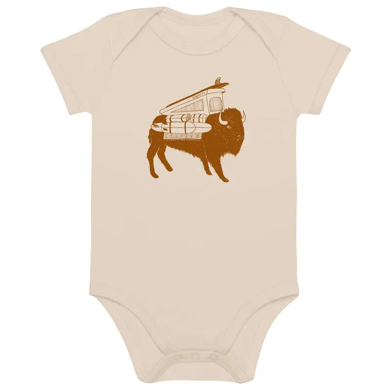 Buffalo Westy Organic Baby One-Piece Bodysuit3-6m