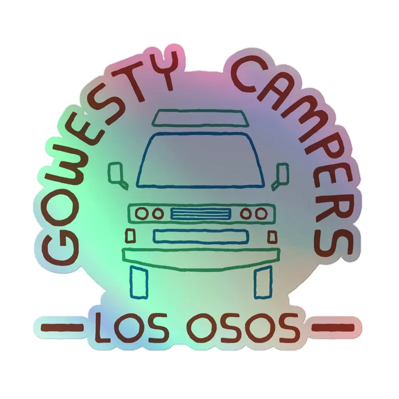 GoWesty Campers "Friendly Face" Holographic Sticker33