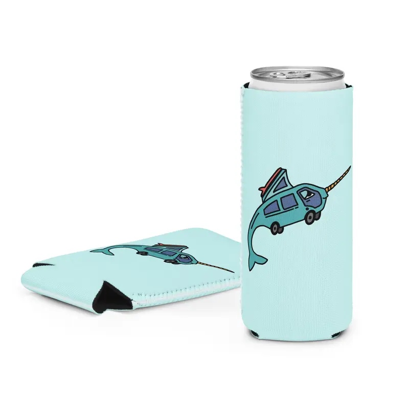 Narwhal Ned Can CoozieRegular 12 oz