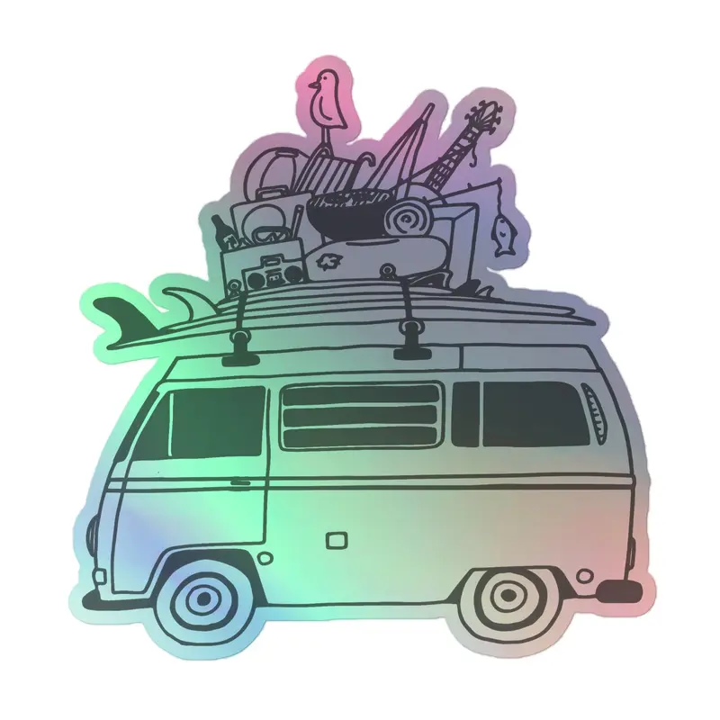 RAD Bus Holographic Sticker33