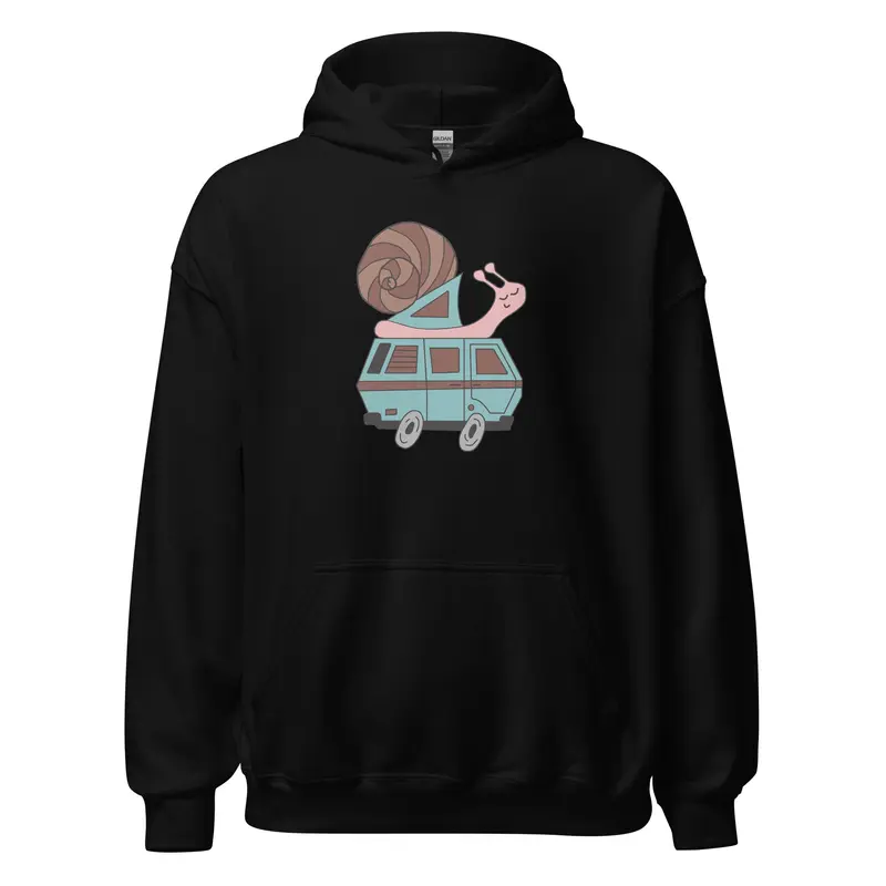 Sally Snail Unisex HoodieBlack / S