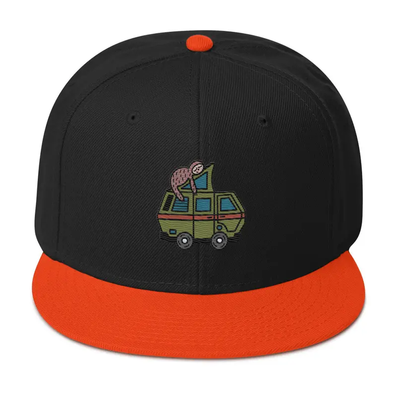 Stewie Sloth Snapback HatBlack
