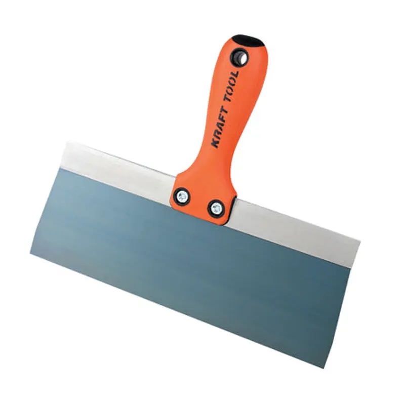 Kraft Tool 10" x 3" Blue Steel Standard Taping Knife with ProForm Handle10" x 3"