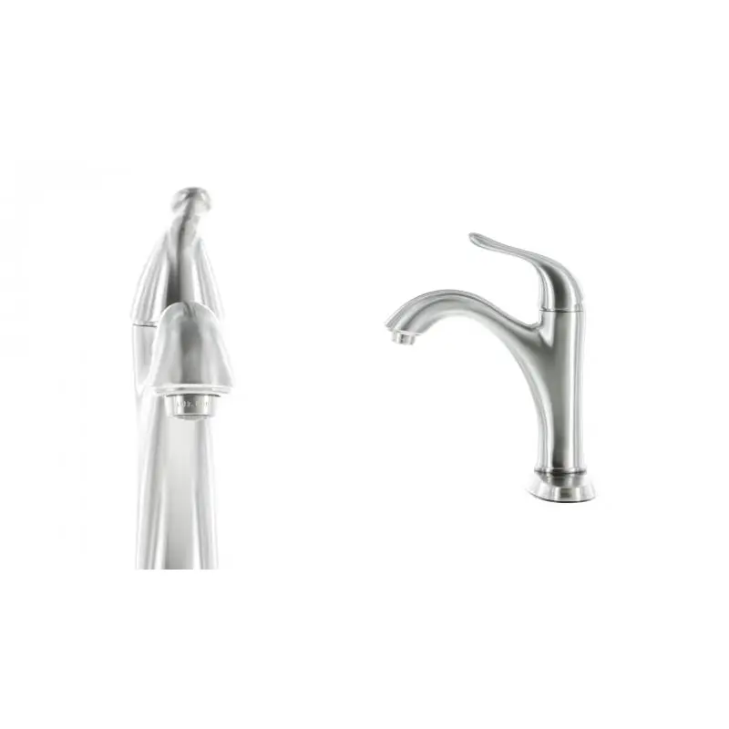 Home2O Lavatory Faucet Single Handle 1 Hole Install with Push Pop Up Chrome4"