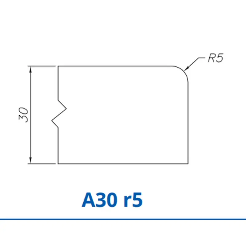 A30 r5(30mm r5 Eased Edge - Router Bits)Standard Full Kit (BITS) / 0