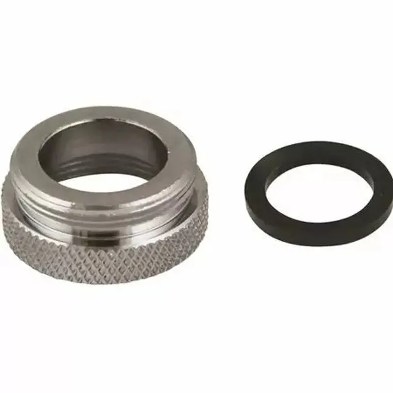 Plumb Pak Faucet Aerator Adapter, 3/4-27 Female x 55/64-27 Male, Chrome3/4"