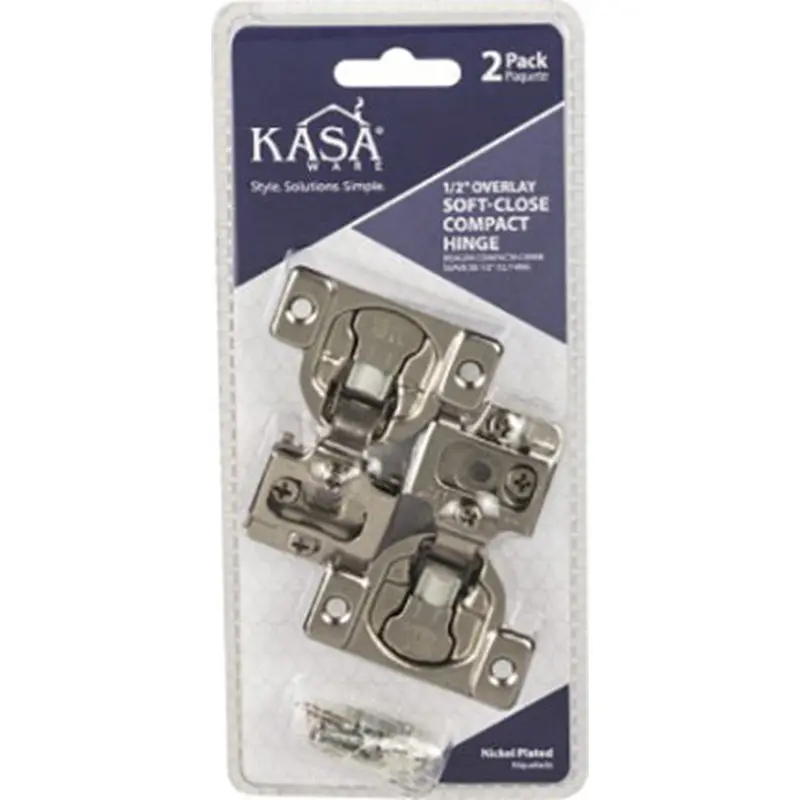 SOFT HINGE STEEL 1/2  2PK