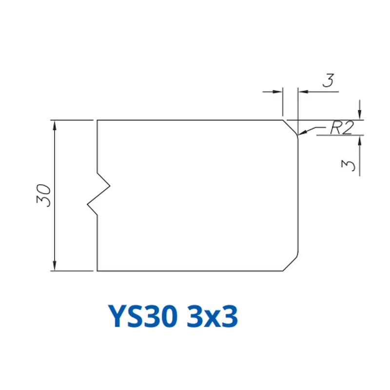YS30 3X3(30mm Double Chamfer 3x3 - Router Bits)Standard Full Kit (BITS) / 1