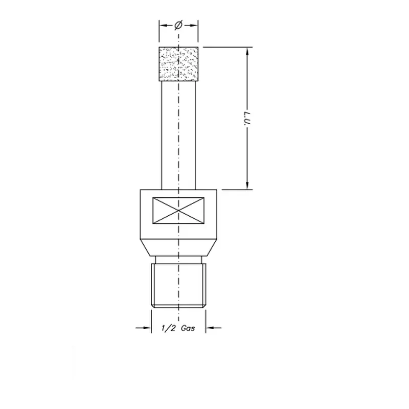 SINTERED FOR BLIND HOLES " Gas6