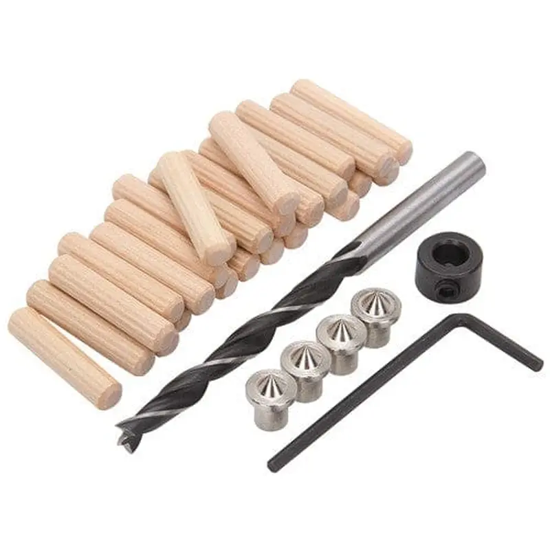1/4 in. Doweling Accessory Set, 34 Pc.