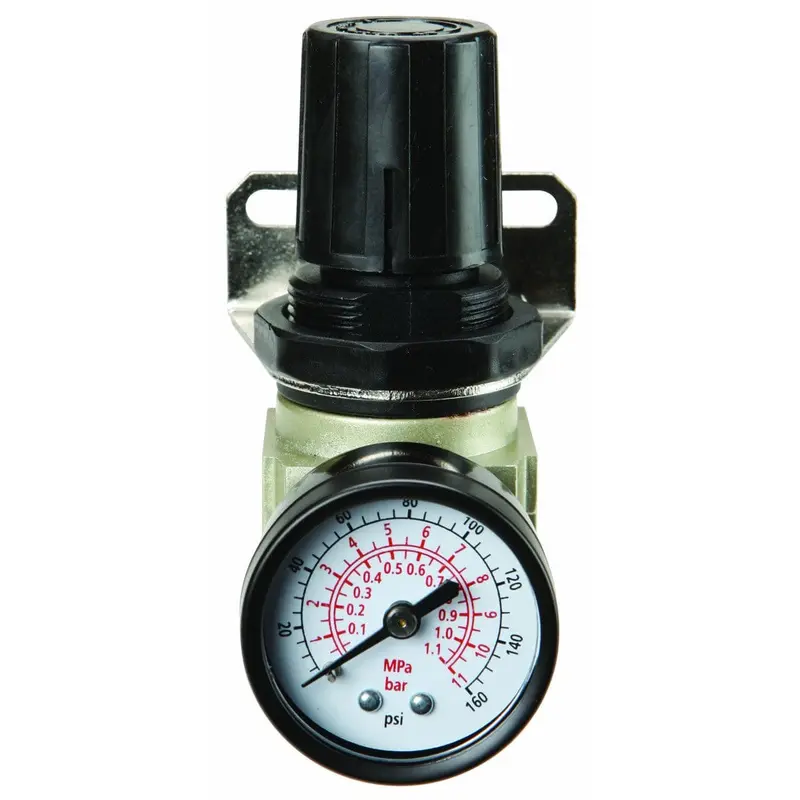1/4 in. Mini Air Regulator with Dial Gauge