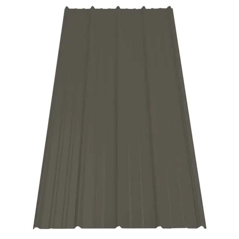 10 ft. SM-Rib Galvalume Steel 29-Gauge Roof/Siding Panel in Gray22.301 / piece