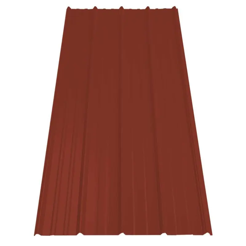 10 ft. SM-Rib Galvalume Steel 29-Gauge Roof/Siding Panel in Red22.301 / piece