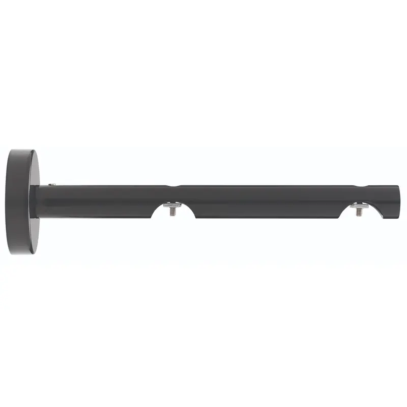 Crs Extended Double Wall Bracket 7-3/4" Bk