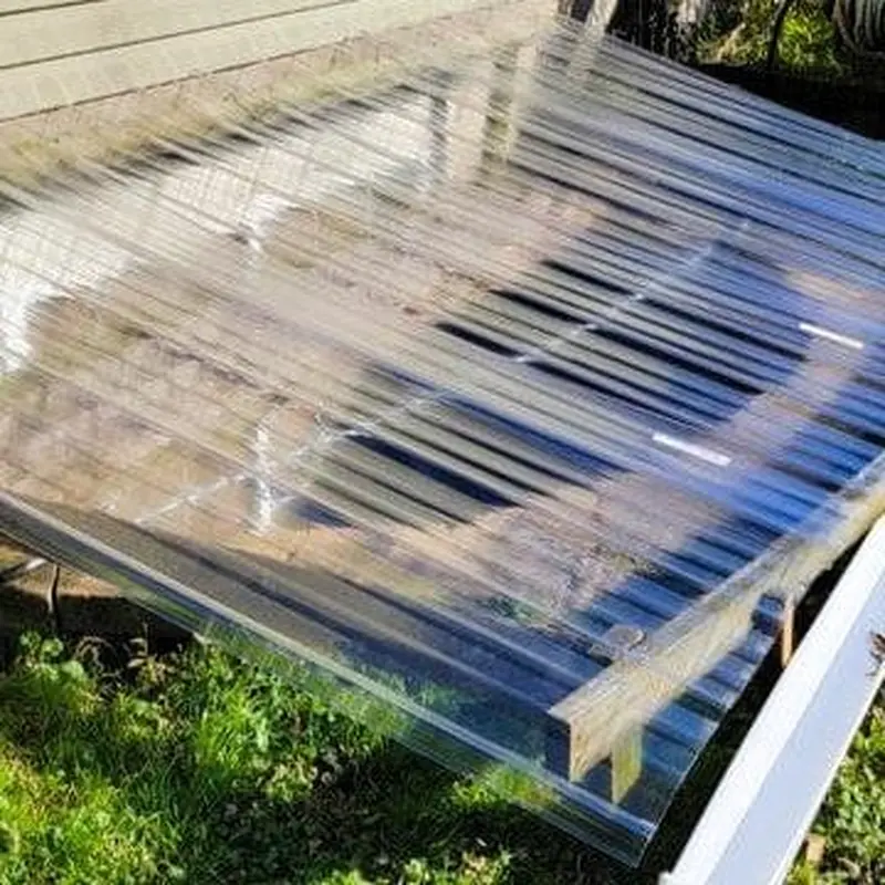6 ft. SunSky 9 in. Polycarbonate Roof Panel in ClearWhite Opal / 4