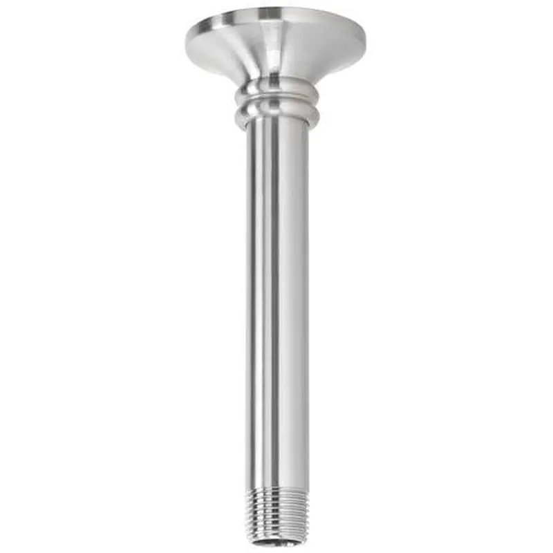 AquaSource 0.5-in Brushed Nickel Shower Arm and FlangeChrome
