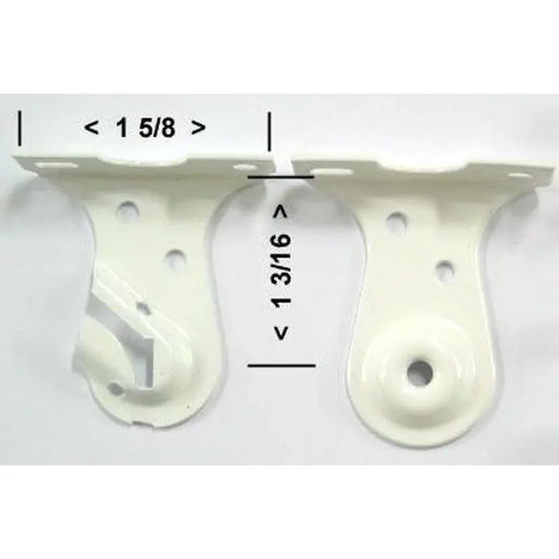 Ceiling Window Shade Brackets # 18E - 1-9/32" - Pair