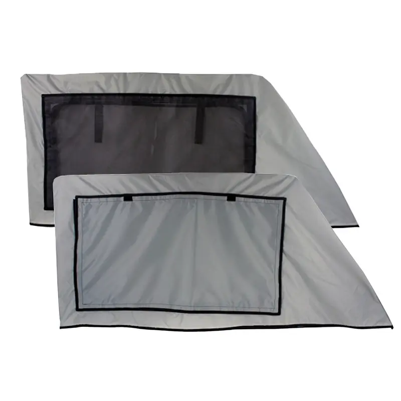 Front Door Window Screen Set [Vanagon]Gray