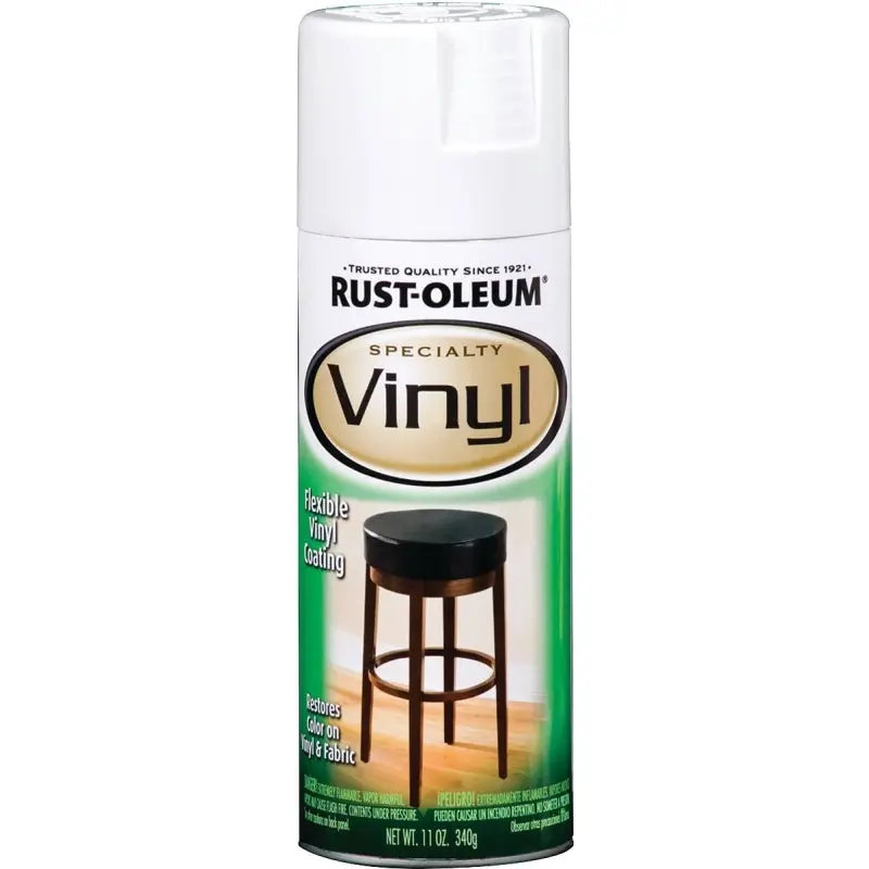 Rust-Oleum 1911830 Spray Paint, Semi-Gloss, White, 12 oz, Can